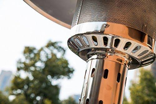 Legacy HEATING Standing Patio Heater, Stainless Steel
