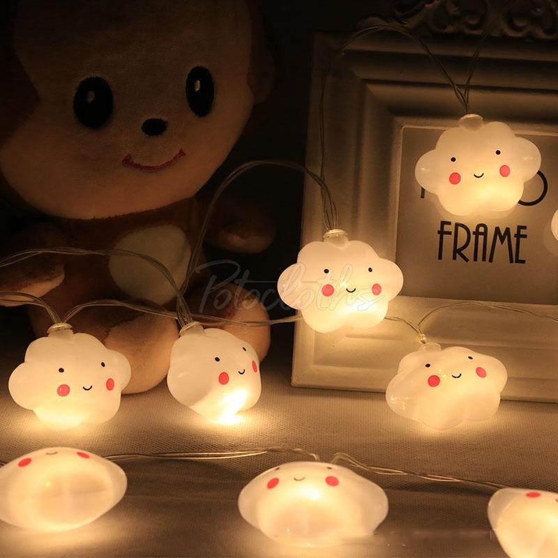 Cloud Shape AA battery Night Light Lamp Children Light Bedroom Sleep For Children Girl Toy Gift