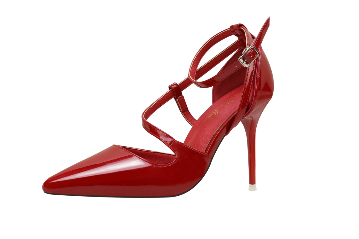 Asmxing 9CM PU Hollow Sidecut High Stiletto Dress Wedding Party Elegant Heeled Sandals