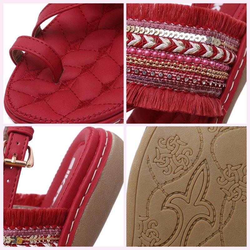 Women Spring Band Artificial Fashion Daily Sandals