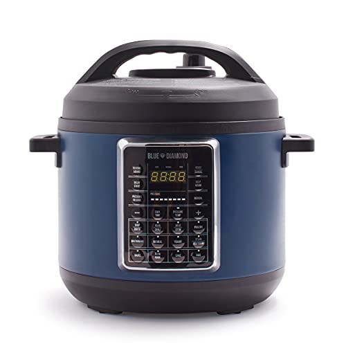 16-in-1 Diamond-Infused Nonstick 6QT Pressure Cooker, Slow Cooker, and More