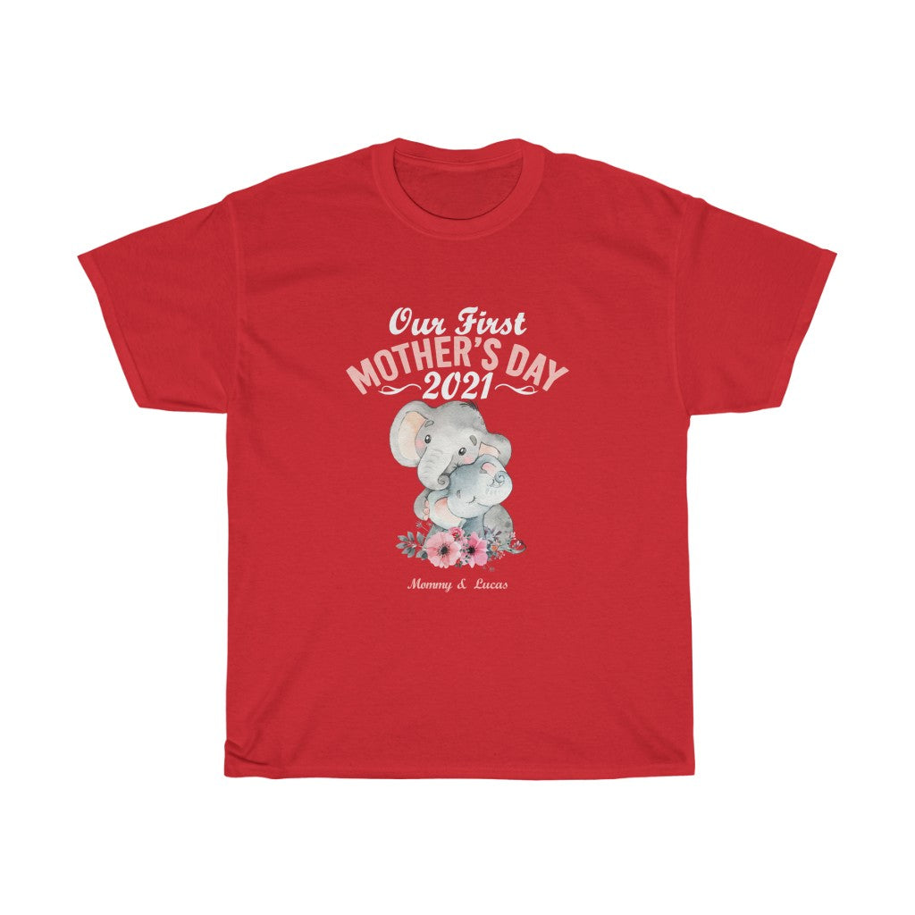 Custom Elephant Mother¡¯s Day Adult T-shirt