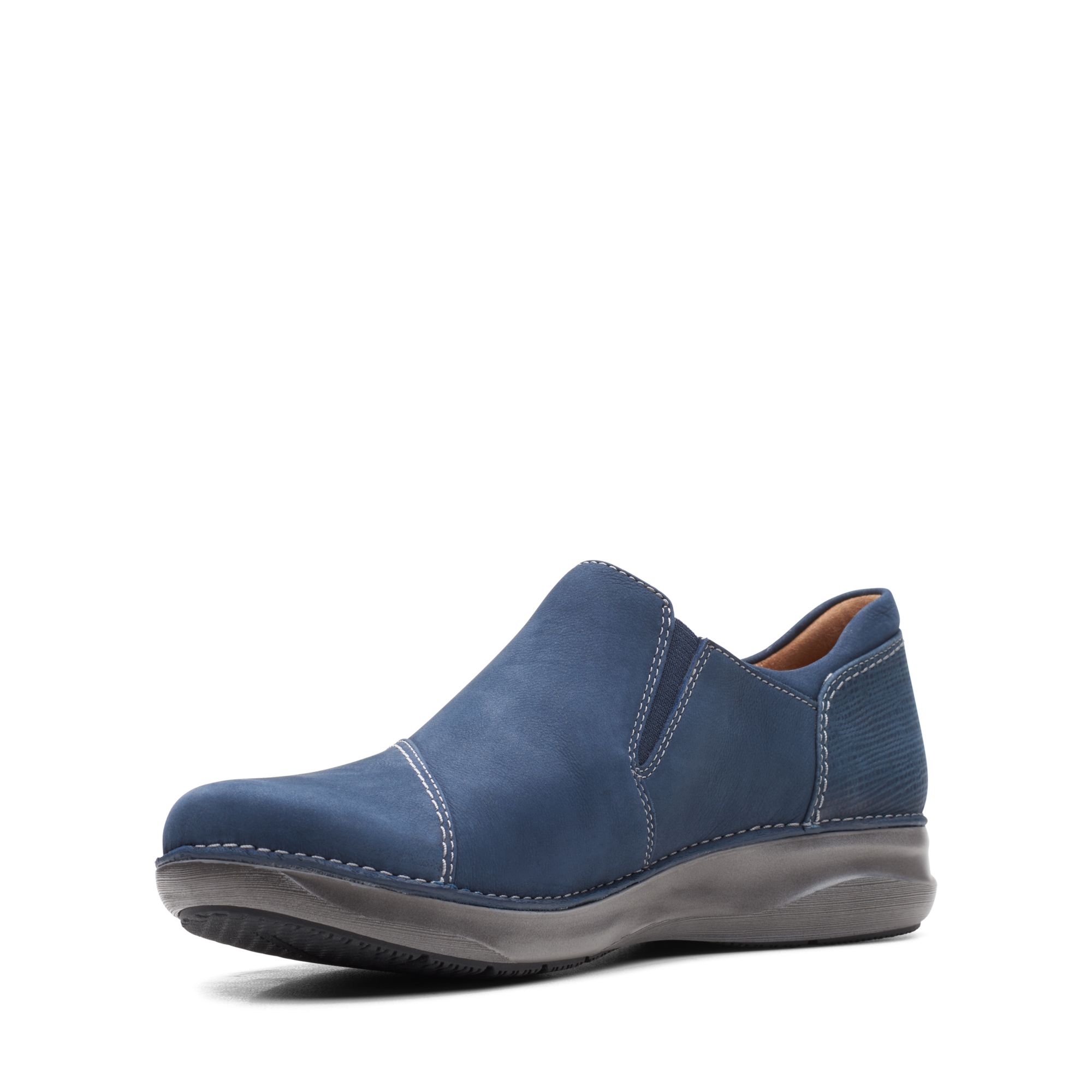 Women Appley Zip Navy Nubuck