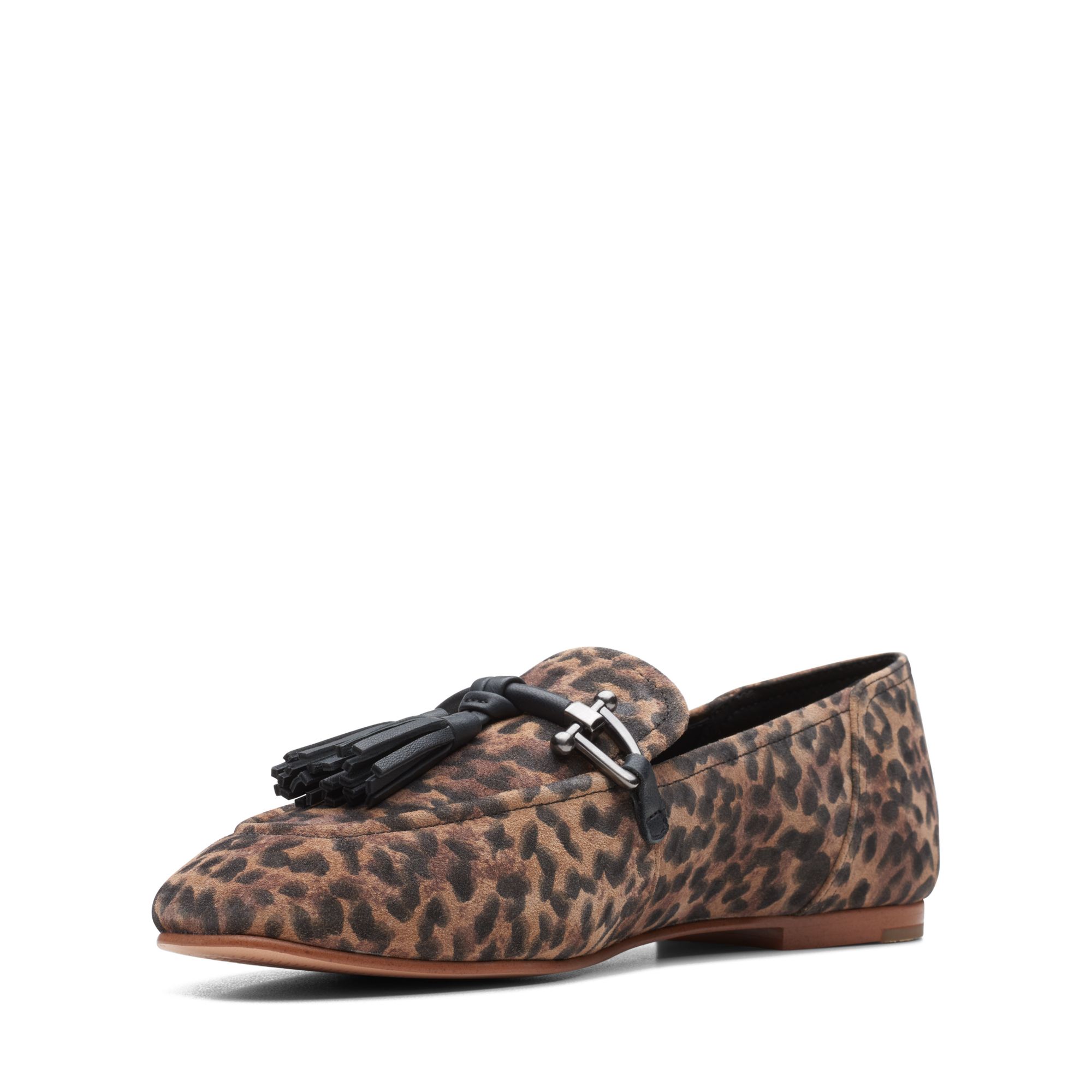 Women Pure 2 Tassel Leopard Print