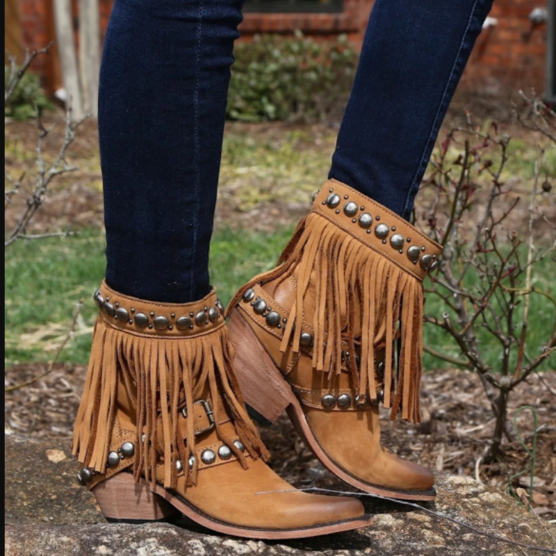 Liberty Black Nubuck Grease Miel Boots