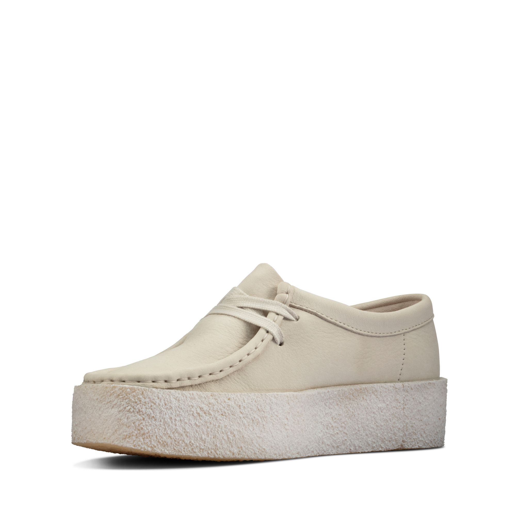 Women Wallabee Cup White Nubuck