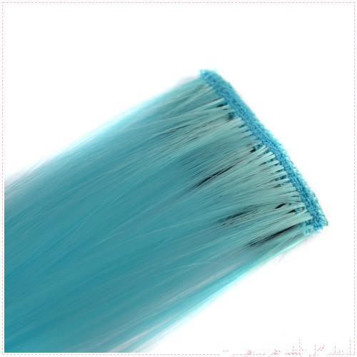 Accesorii din păr sintetic, diverse culori, cu clips de prindere