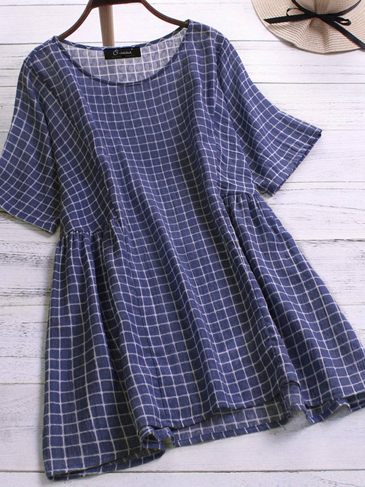 Patchwork Cotton-Blend Shirts & Tops