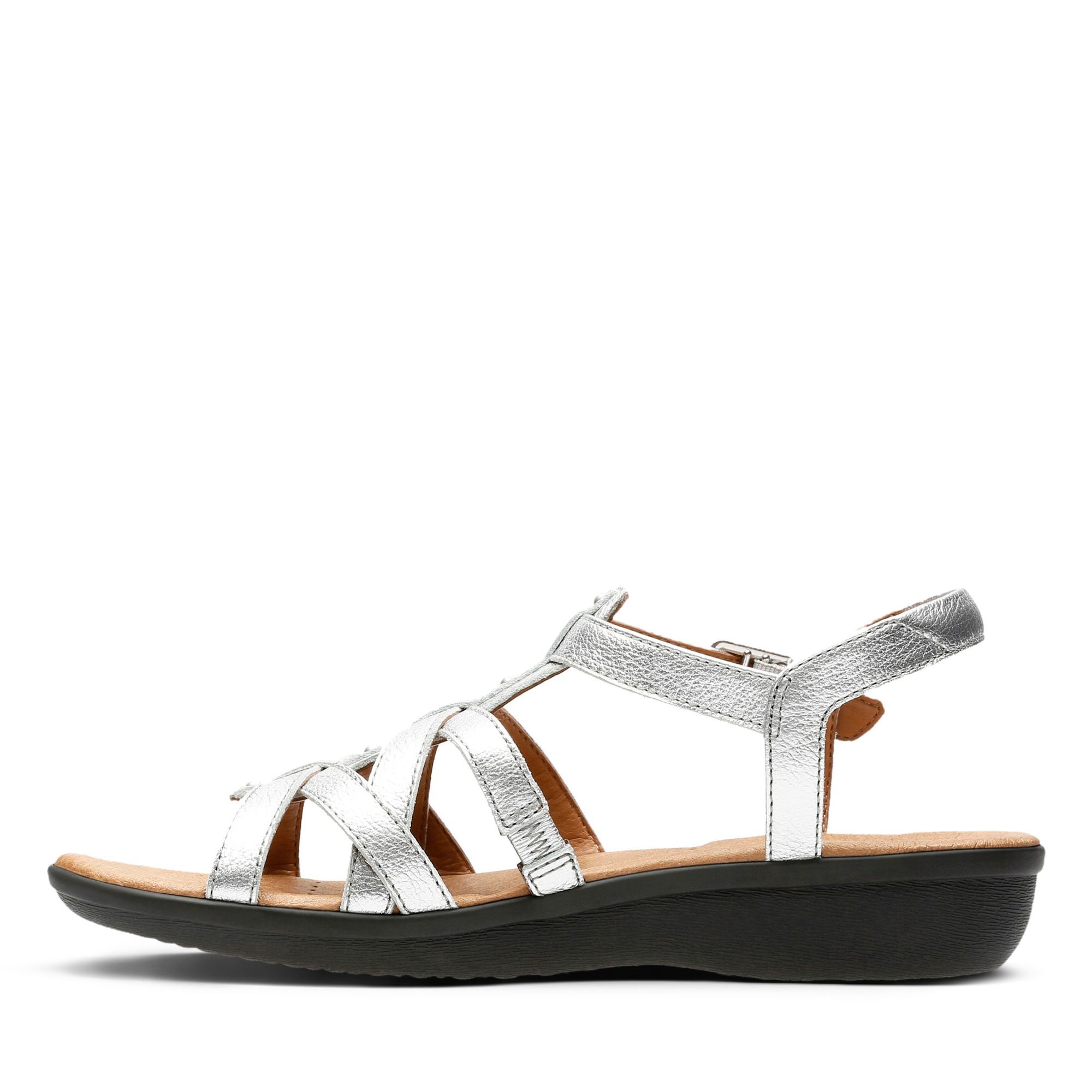 Women Sandals Manilla Bonita Silver Leather