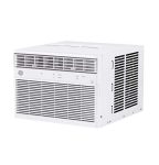 GE 8,000 BTU Smart Window Air Conditioner Cools up to 350 sq. Ft with Install Kit