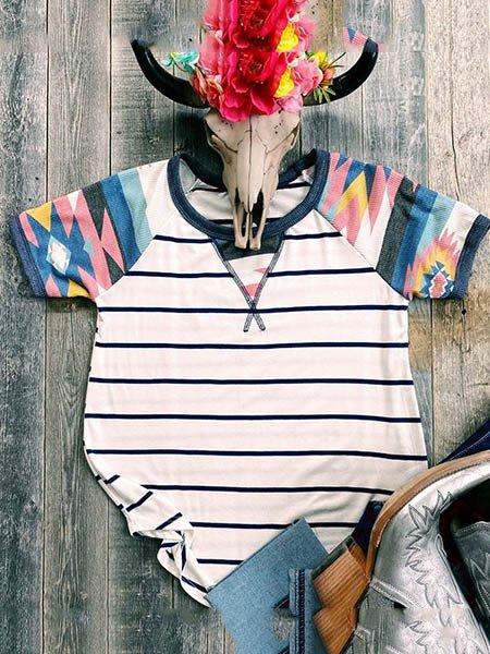 White Short Sleeve Shift Shirts & Tops