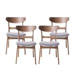 Christopher Knight Home Frances Mid-Century Modern Dining Chairs