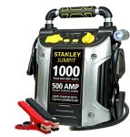 Portable Power Station Jump Starter: 1000 Peak/500 Instant Amps, 120 PSI Air Compressor