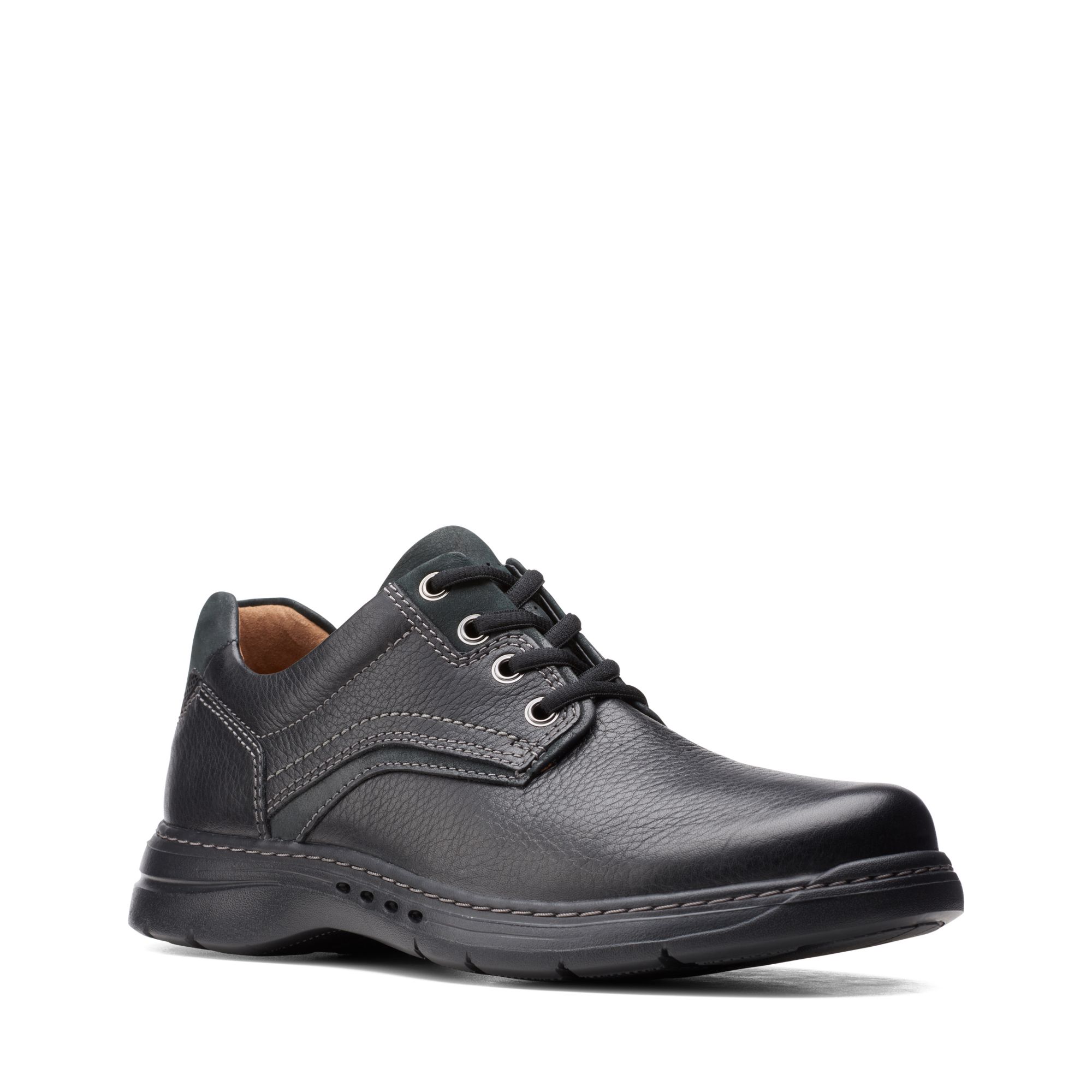 Men  Brawley Pace Black Leather