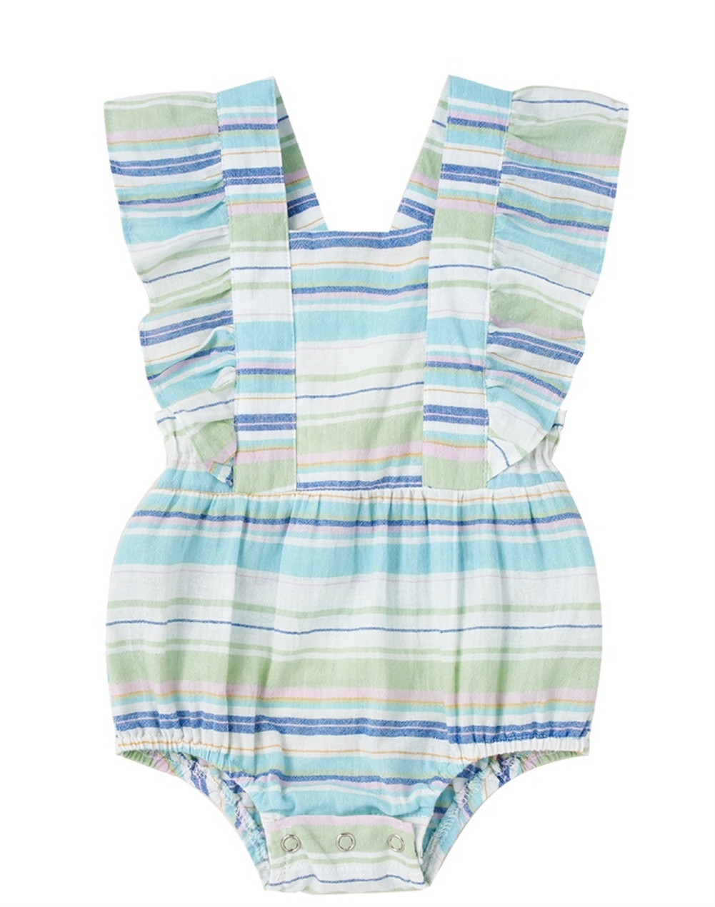 Summer Family Todder Girl Striped Rompers