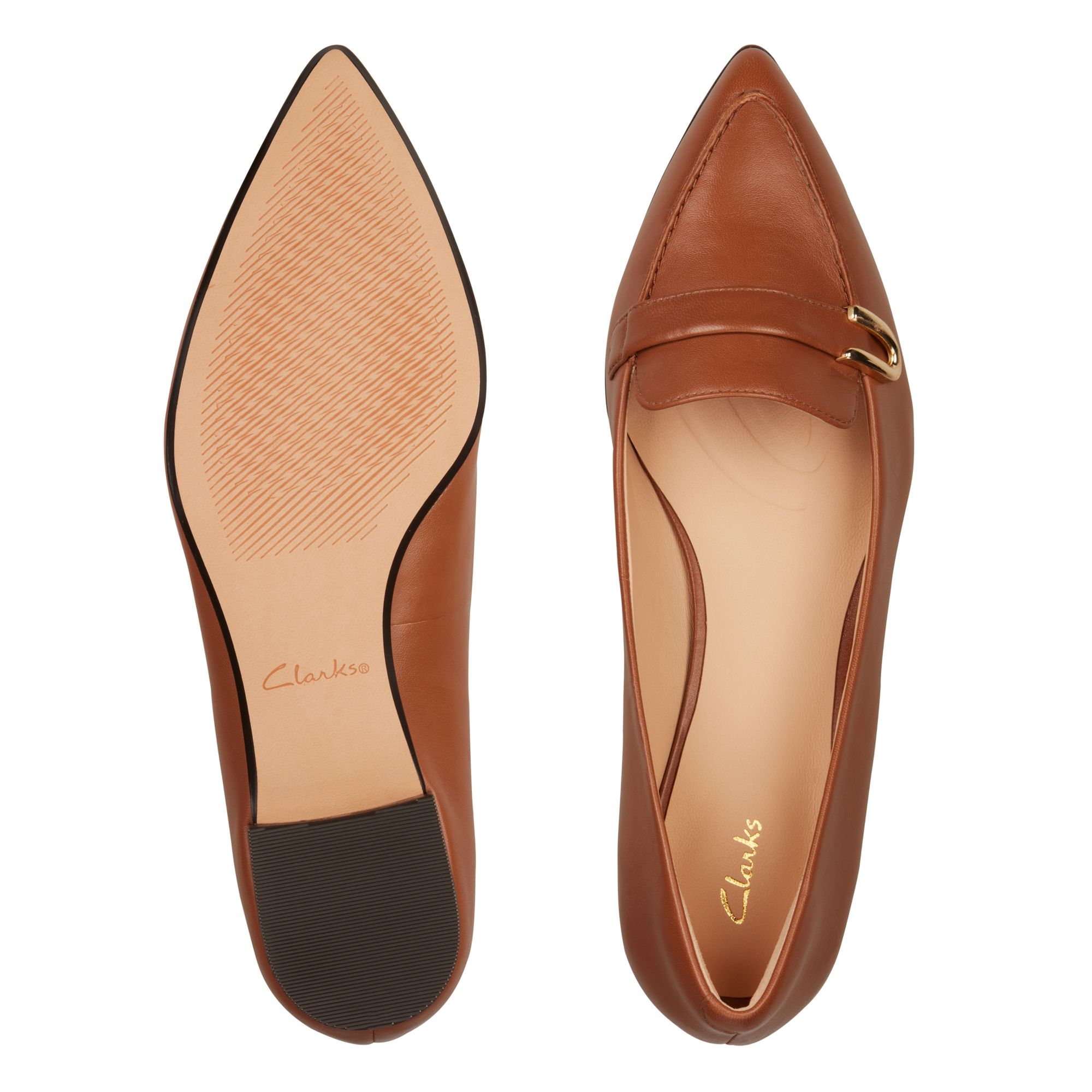 Women Laina 15 Buckle Dark Tan Lea