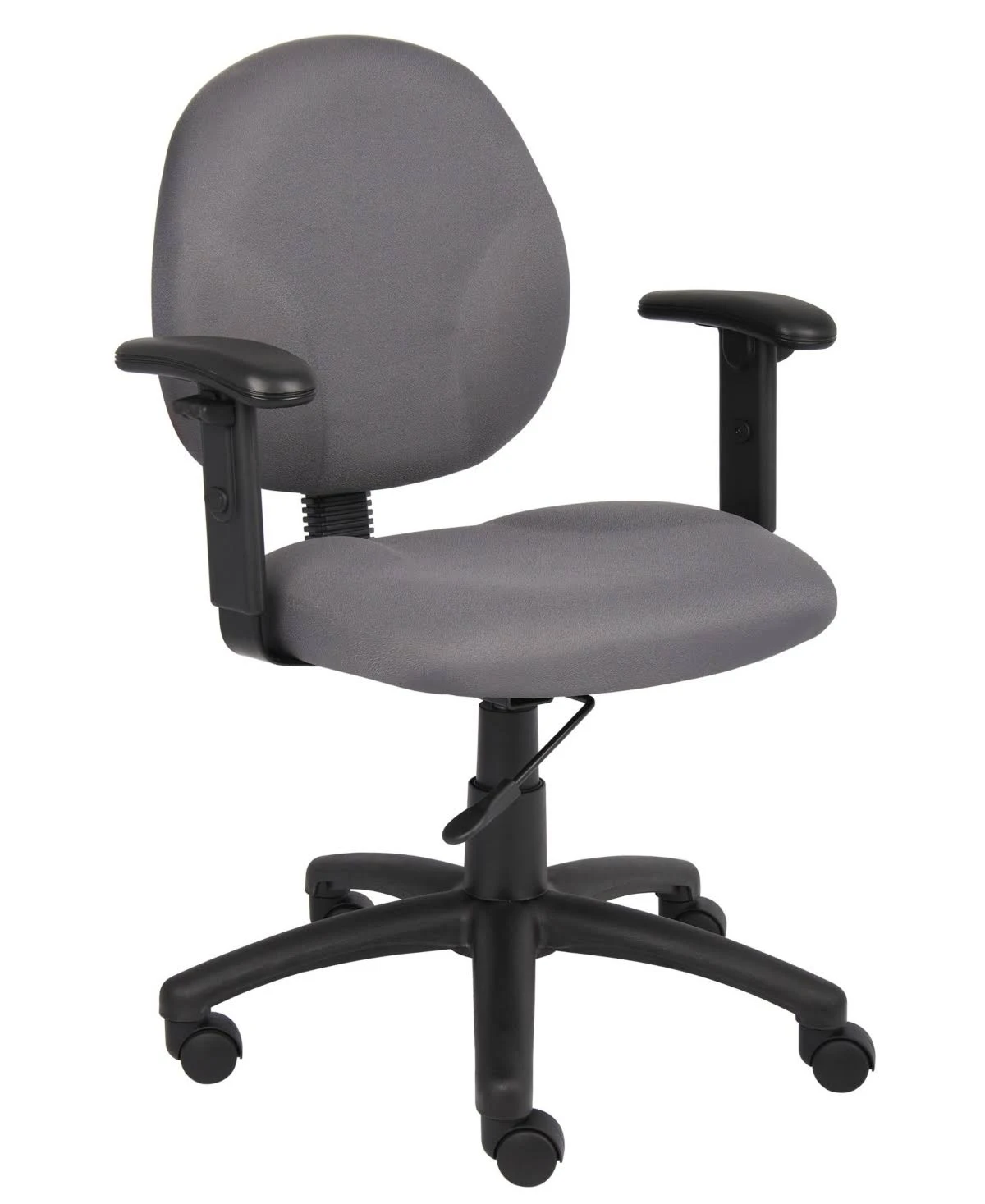 Boss B9091-BY Diamond Task Chair with Adjustable Arms, Burgundy