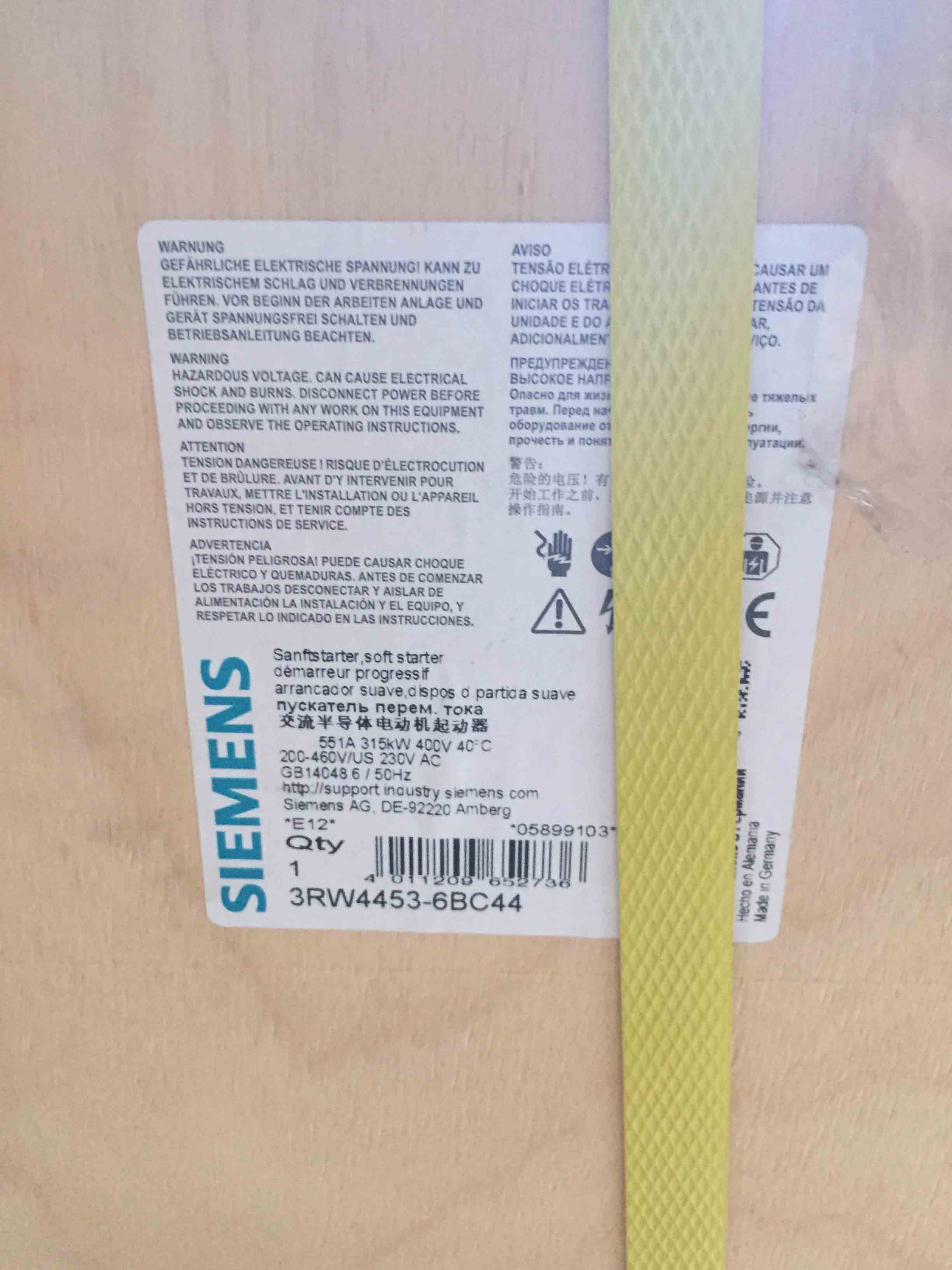 3RW4453-6BC44 SIEMENS original new factory sealed