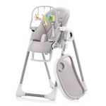 Adjustable, Grey Folding, Baby High Chair