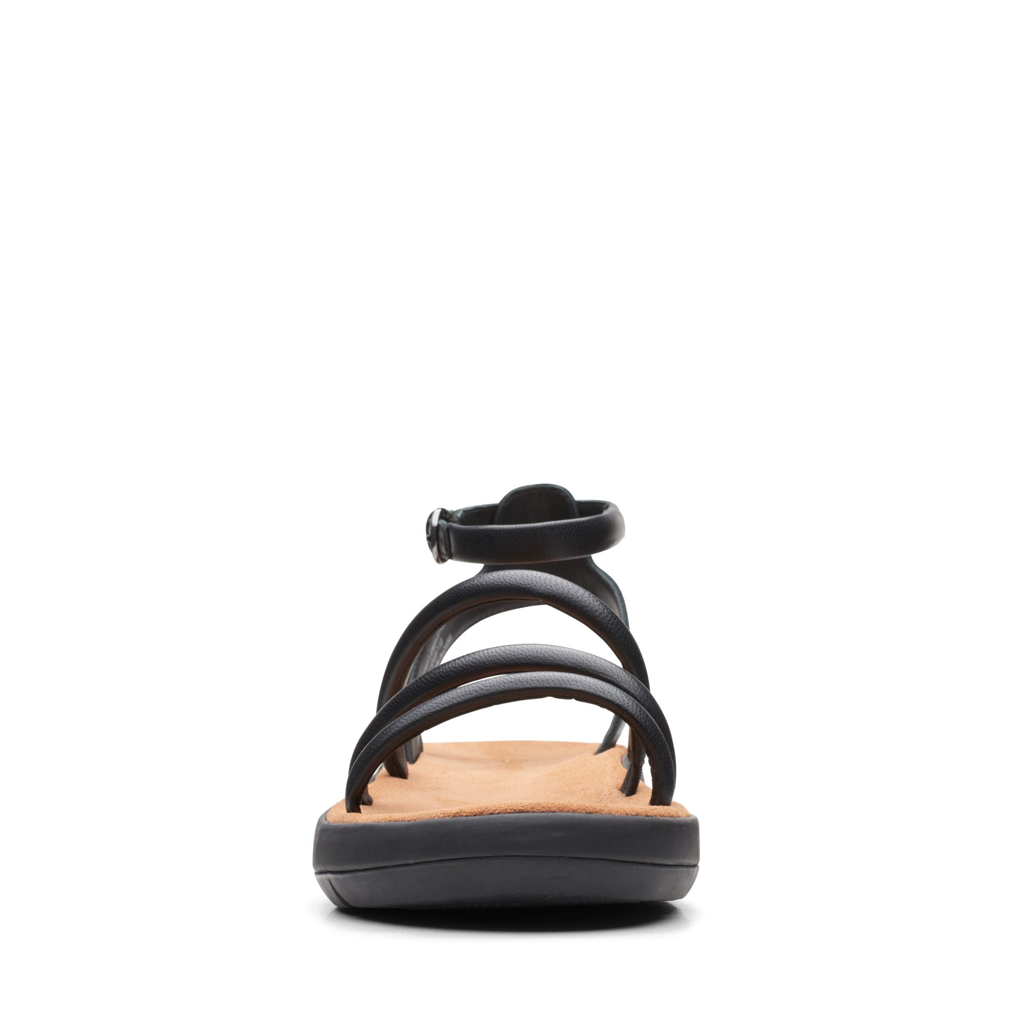 Women Sandals Jemsa Style Black Leather