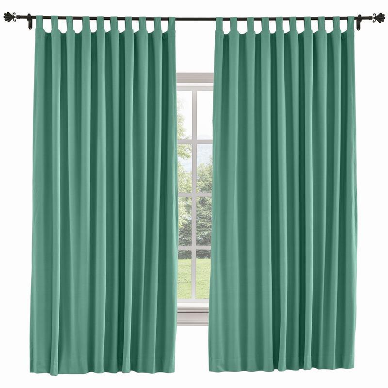 CAPRI Cotton Linen Polyester Curtain Drapery Custom