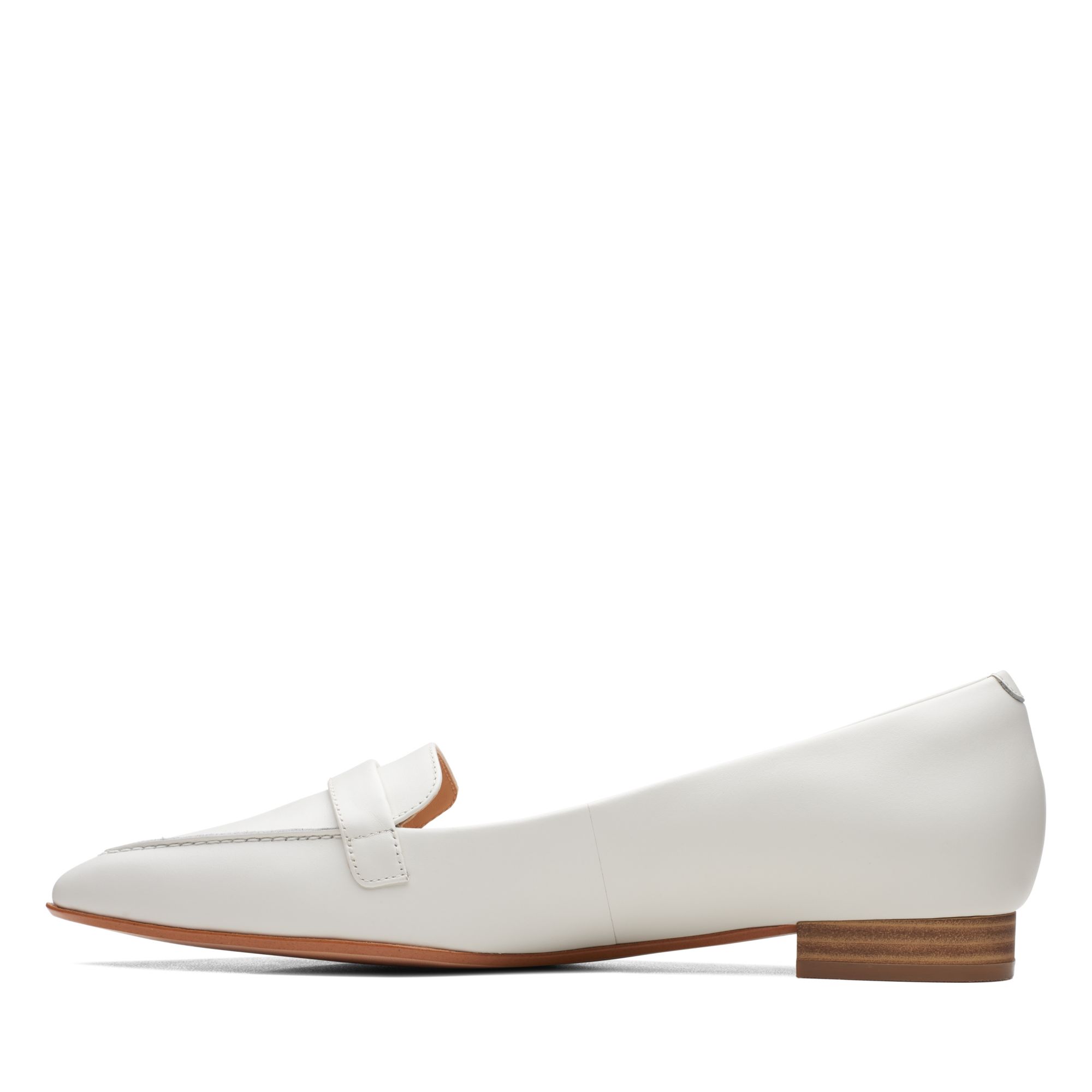 Women Laina 15 Buckle White Leather