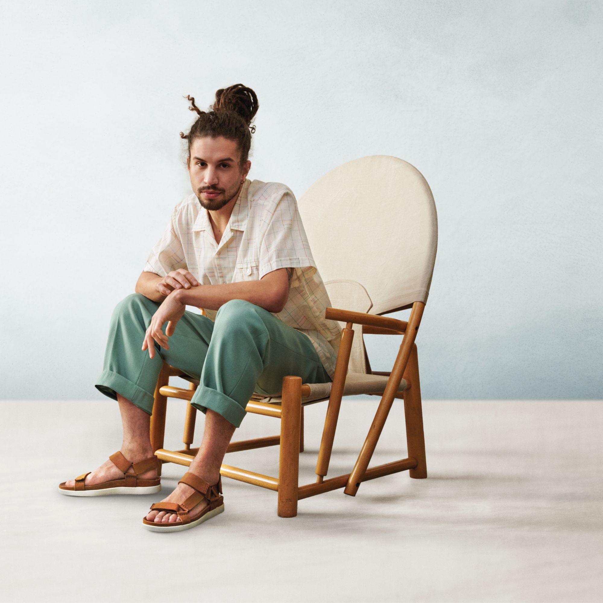 Men Sandals Sunder Range Tan Nubuck