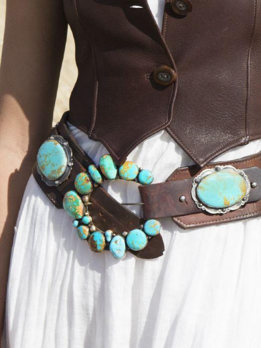 Brown Alloy Vintage Belts