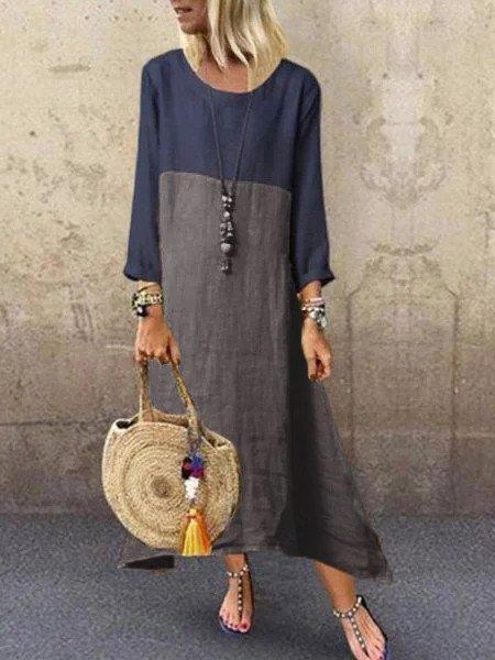 Cotton Plus siza Casual dress