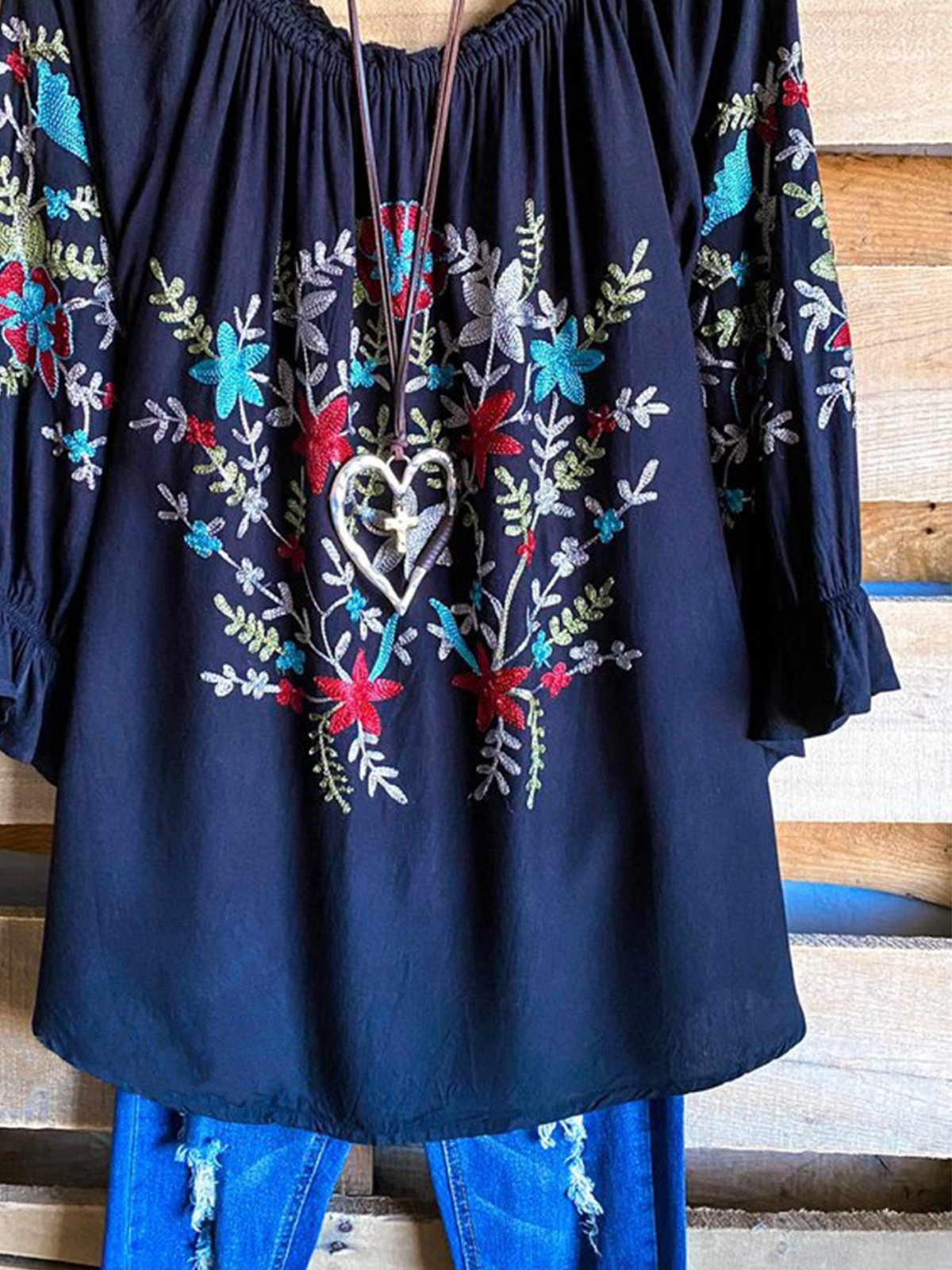 Scoop Neckline Shirts & Tops