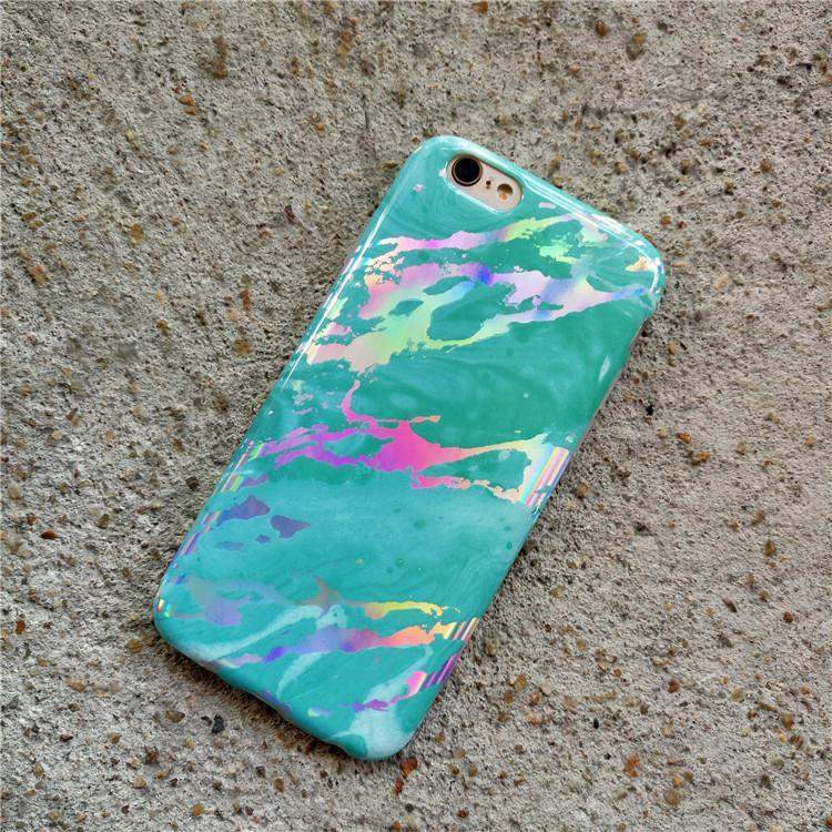 xiongjj Blue Marble Holo Case