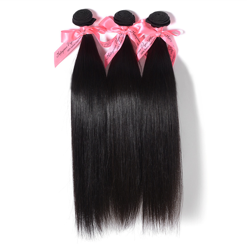 8A Unprocessed Mocha Hair 3PCS/Lot 8 -30  Malaysia Straight Virgin Hair Extension Hair Weave wholesa