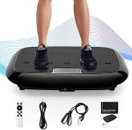 Natini Vibration Plate Exercise Machine, Whole Body Workout Vibrating Platform with Bluetooth Speaker