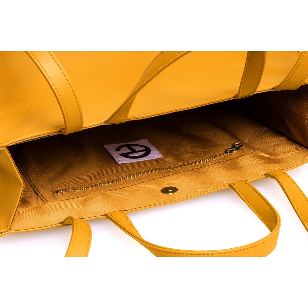 Medium Mustard Shopping Bag