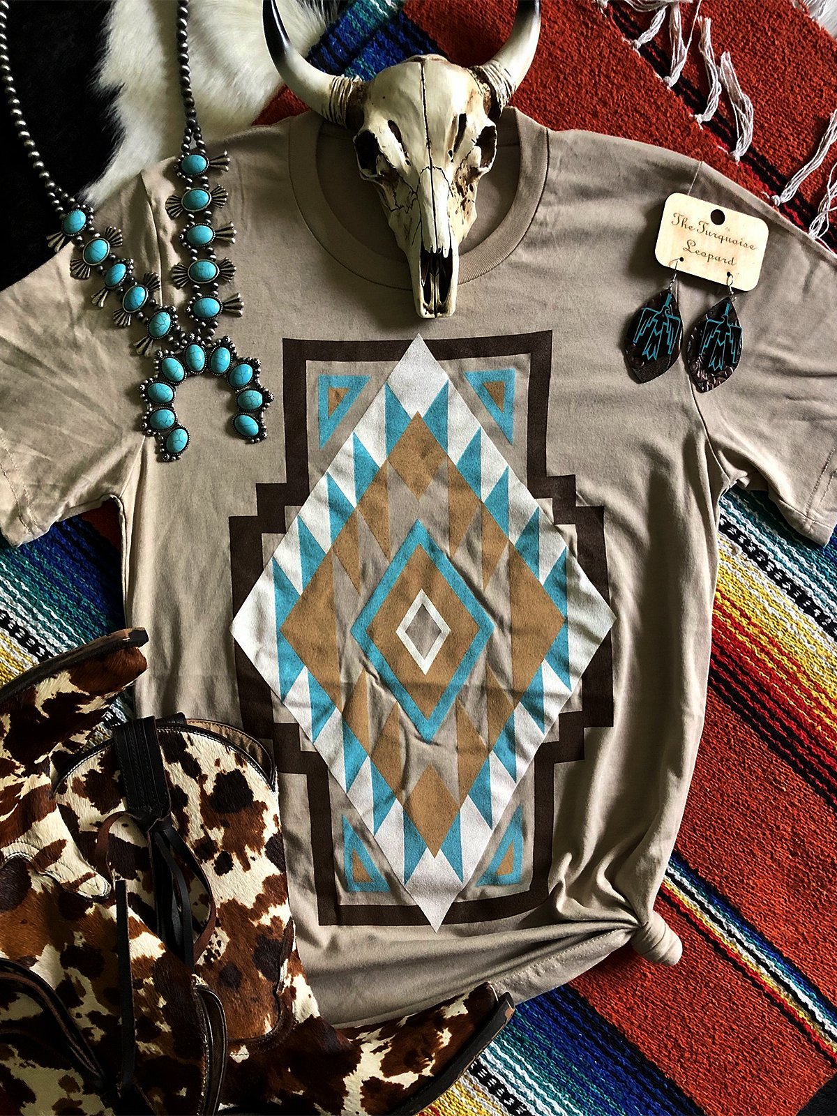 Vintage Short Sleeve Shift Printed Shirts & Tops