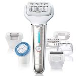 Epilator for Women With 7 Attachments, Gentle Wet/Dry Hair Removal