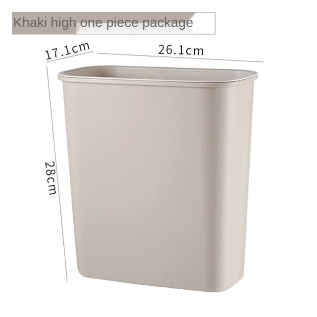 Kitchen Trash Can Household Foldable Wall-Mounted Small Dust Basket Simple Cabinet Door