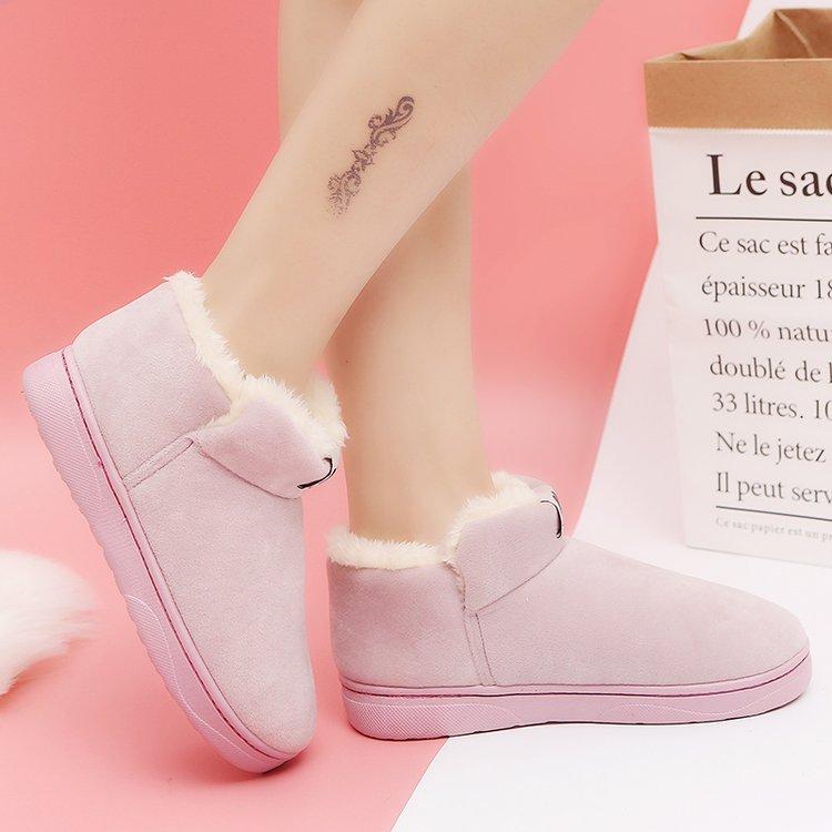 Black Spring/Fall Daily Flat Heel Suede Boots