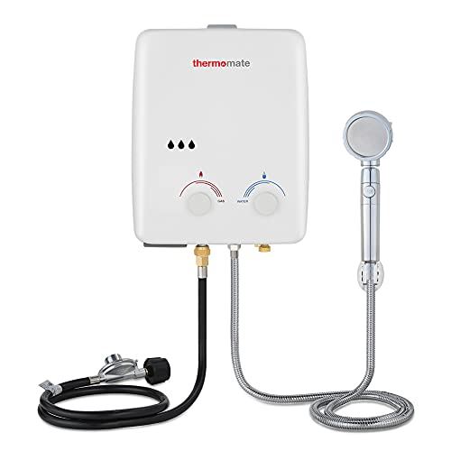 Tankless Water Heater, thermomate 5L Portable Propane Gas Hot Water Heater