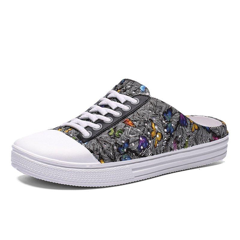 Artificial Leather Casual Flat Heel Summer Slippers