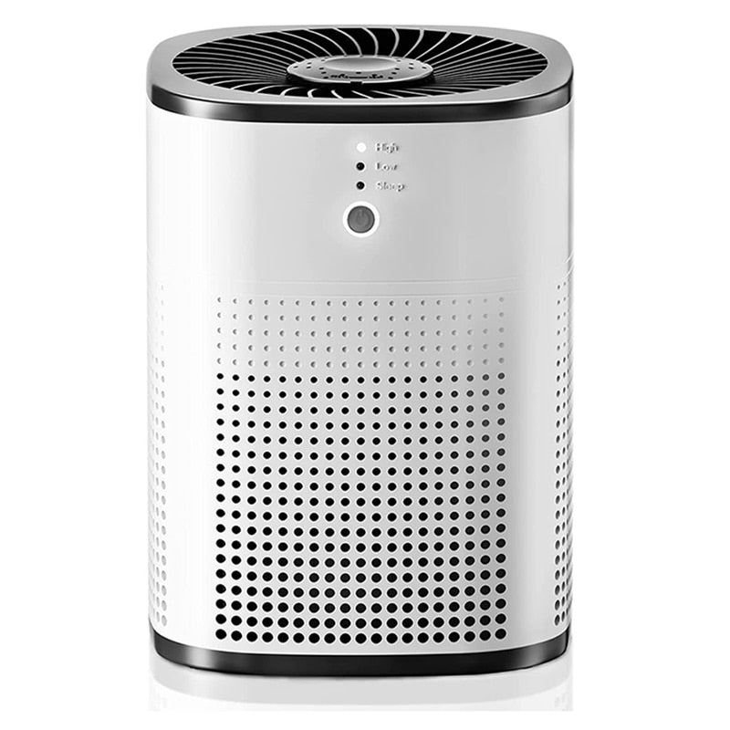 Bedroom H13 Real HEPA Filter Air Purifier 360�� Intake With 5 Stage Filtration For Pet Allergies