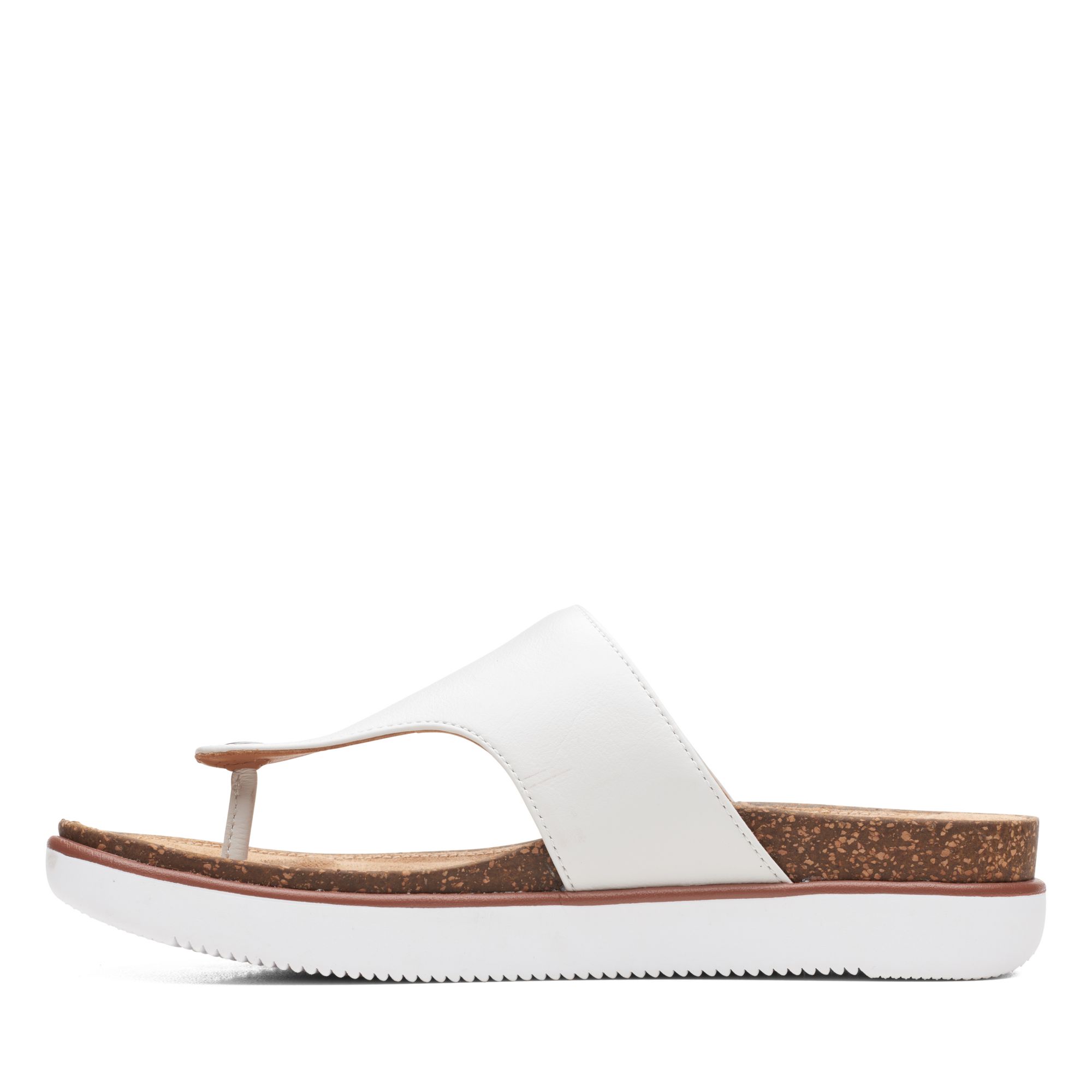 Women Sandals Elayne Step White Leather