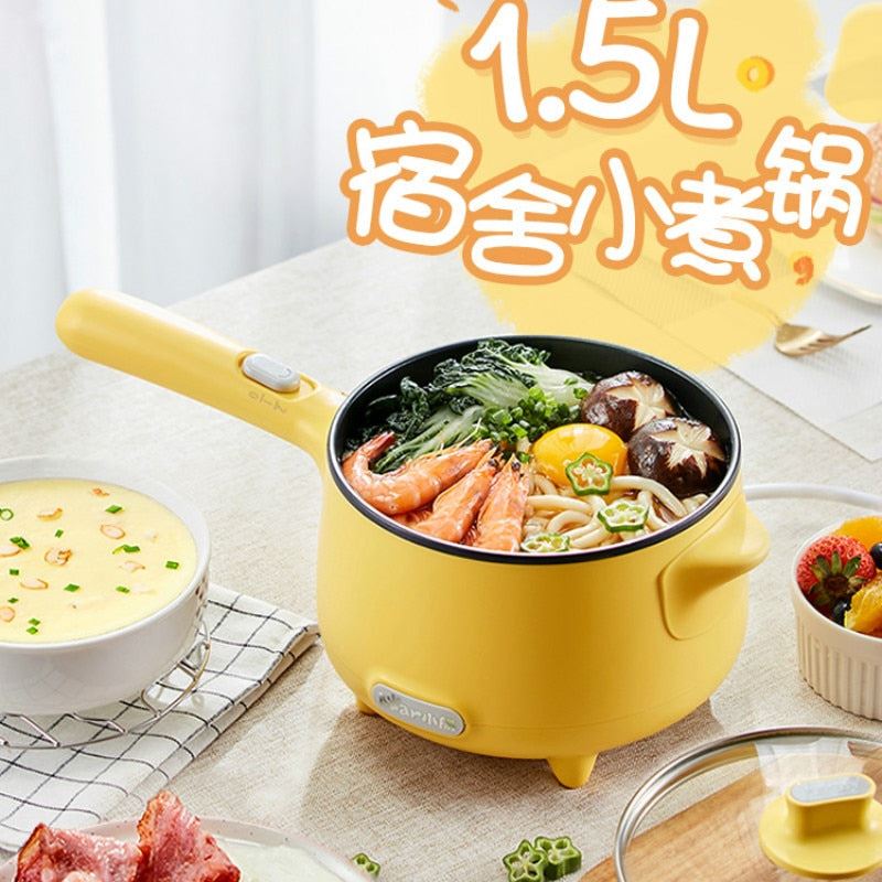 Portable Electric Multi Cooker Mini Fry Pan Noodle Cooker Pot Hotpot Hot Pot Multicooker