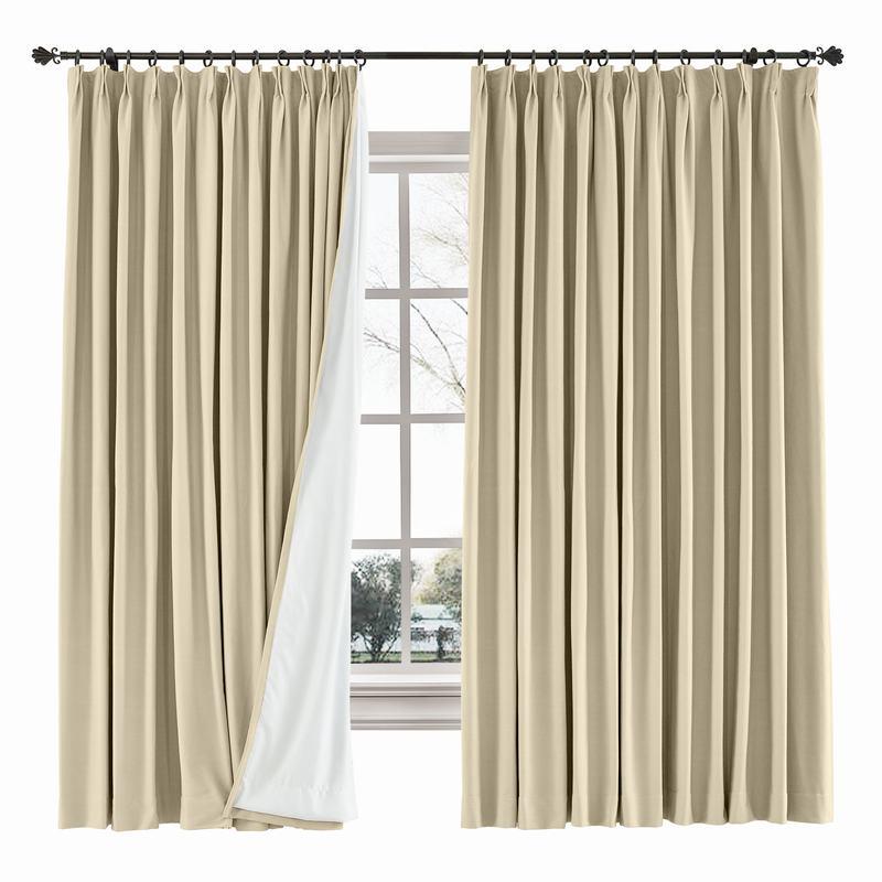 CAPRI Cotton Linen Polyester Curtain Drapery Custom