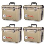 ENGEL 13 Quart Lightweight Fishing Dry Box Cooler with Shoulder Strap (2 Pack)