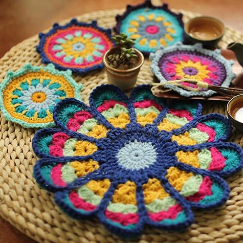 Handmade Peacock Opening Pad Sets