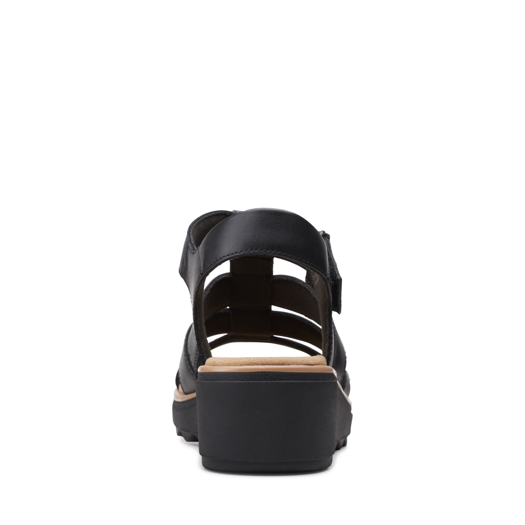 Women Sandals Jillian Quartz Black Leather