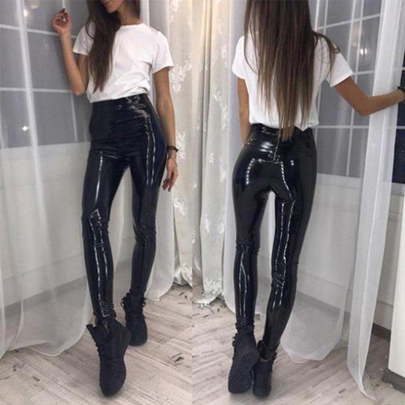 Elastic High Waist Slim Fashion Leggings