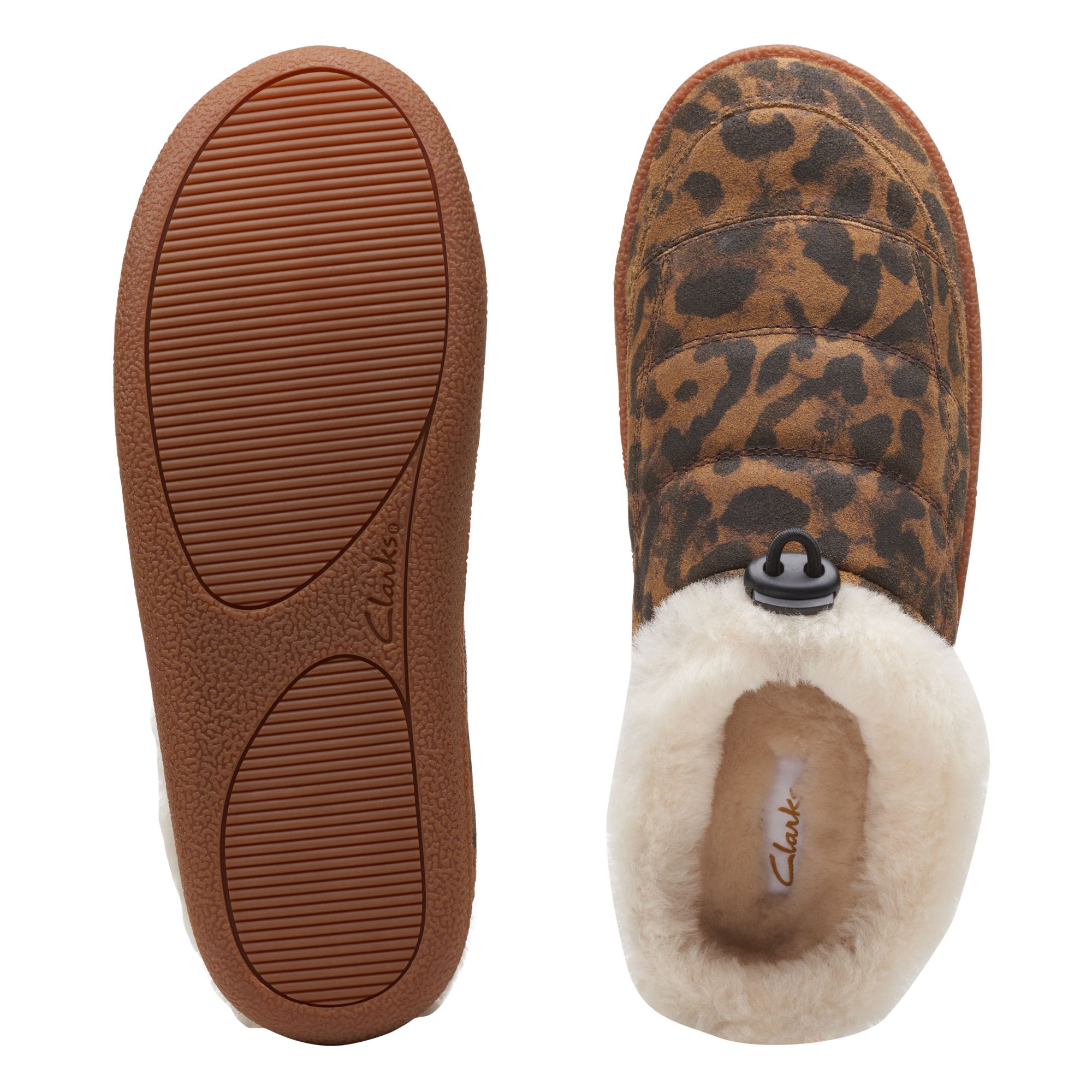 Women Pilton Mule Leopard Suede
