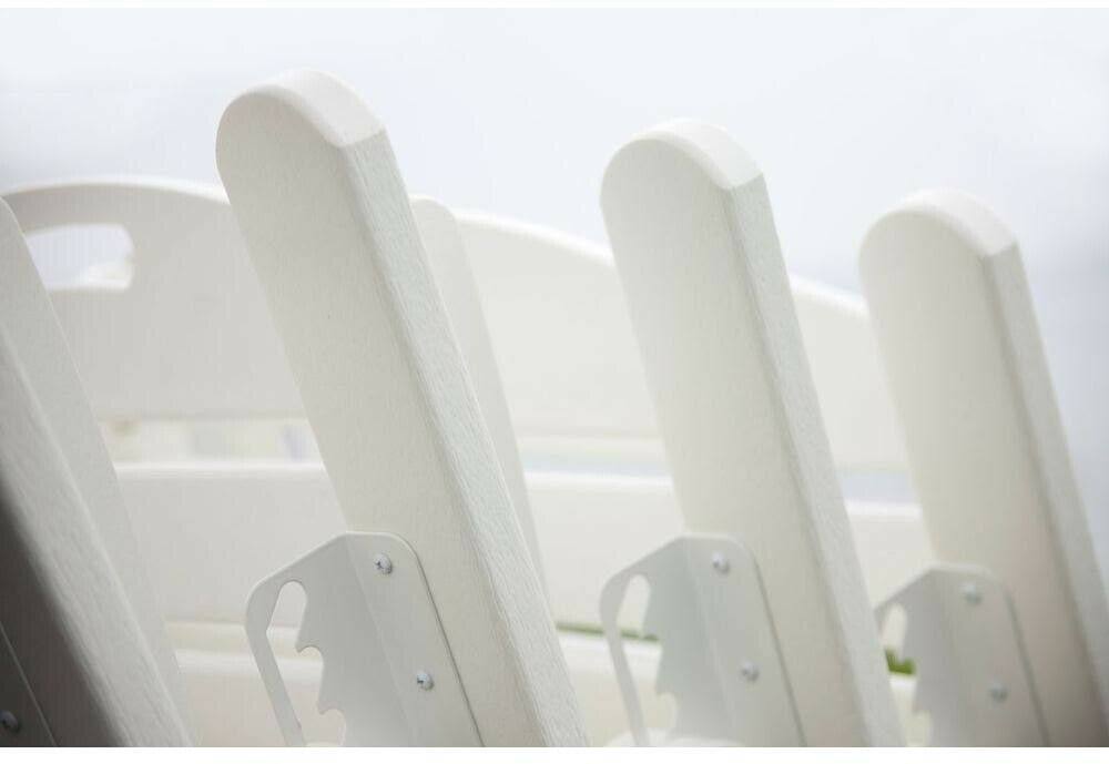 POLYWOOD Nautical Highback Chair - Mahogany